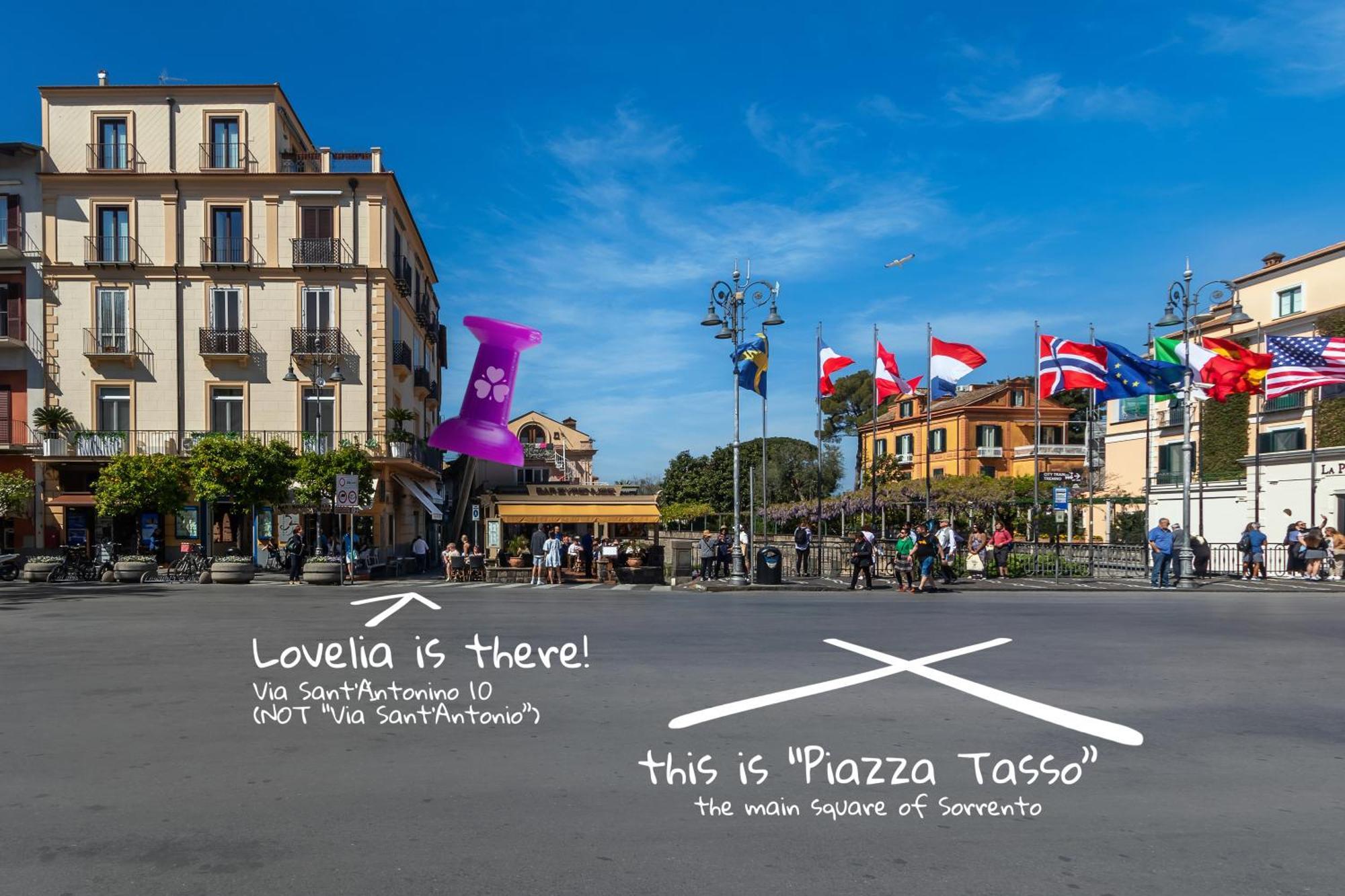 Lovelia: Sorrento Square Lovely Suite Exterior foto